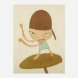 Yoshitomo Nara, Marching on a Butterbur Leaf