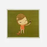 Yoshitomo Nara, Real One, 2021, offset lithograph in colors