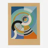 Robert Delaunay, Rythme/3 (from the Art d'aujourd'hui, maîtres de l'art abstrait Album I portfolio), screenprint in colors on wove paper