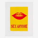 Robert Indiana, Sex Anyone (from the One Cent Life portfolio), 1964, lithograph in colors on BFK Rives