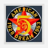 Robert Indiana, American Dream 1928-1963 (from the American Dream No. 5 (The Golden Five) portfolio)