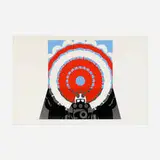 Gerald Laing, Deceleration I (from the Dragsters portfolio), 1968, screenprint in colors