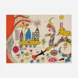 Niki de Saint Phalle, Le Couteau, 1972, lithograph in colors