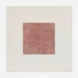 Sol LeWitt, Untitled (from the Scribbles Printed in Four Directions Using Four Colors series), 1971, etching in colors on BFK Rives
