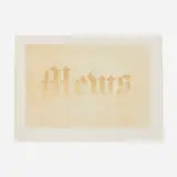 Ed Ruscha, Mews (from the News, Mews, Pews, Brews, Stews & Dues portfolio)