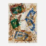 Sam Francis, Untitled (SF-269), 1982, offset lithograph in colors on Arches 88