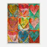 Jim Dine, The Big Wall of Hearts