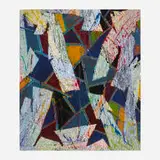 Charles Arnoldi, Untitled #3, 1988, monotype in colors on two sheets of paper