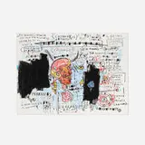 Jean-Michel Basquiat, Leeches, 2017, screenprint in colors on Somerset