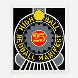 Highball on the Redball Manifest (from The American Dream portfolio) by Robert Indiana, 1997, screenprint in colors, sold Sep 2023