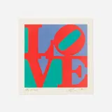 Robert Indiana, The Philadelphia Love, 1975, offset lithograph in colors