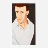 Alex Katz, White Shirt (Vincent 2), 2021, archival pigment ink print in colors on Innova Etching Cotton Rag 315gsm