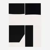 Ellsworth Kelly, Four works (from the Un coup de dés n'abolira jamais le hasard portfolio), 1992, screenprint