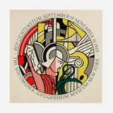 Roy Lichtenstein, The Solomon R. Guggenheim Museum poster, 1969, screenprint in colors on smooth wove paper