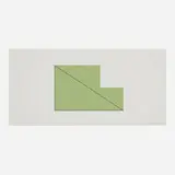 Robert Mangold, Untitled (from A Book of Silk Screen Prints — Multiple Panel Paintings portfolio), 1992, screenprint in colors on Fabriano Cotton