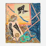 Shards I (from the Shards series) by Frank Stella, 1982, lithograph and screenprint in colors, sold Sep 2023