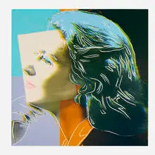 Andy Warhol, Ingrid Bergman, Herself, 1983, screenprint in colors on Lenox Museum Board