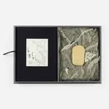 Claes Oldenburg, The Soap at Baton Rouge, 1990, cast resin, aluminum silicate, screenprint on acetate, book, cloth covered portfolio box
