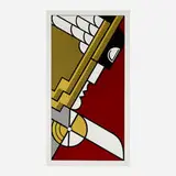 Roy Lichtenstein, Salute to Aviation, 1968, screenprint in colors