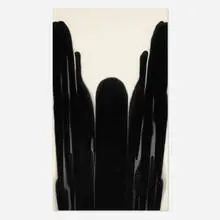 Christopher Deeton, #39, 2005, acrylic and ink on unprimed canvas