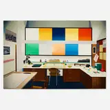 Bob Knox, Construction Plans for a Telepathic Painting, 1999, acrylic on canvas