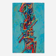 Max Schüler, Untitled, 2001, acrylic on paper
