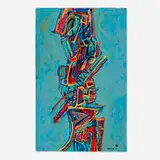 Max Schüler, Untitled, 2001, acrylic on paper
