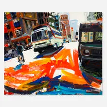 Tom Christopher, UPS Truck, 1993, acrylic on canvas