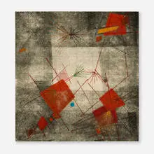 Constellation #3 by Rolph Scarlett, monoprint, sold May 2025