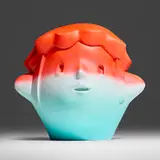 En Iwamura, Pinecone Boy: Sunset, 2021, painted cast vinyl