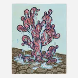 Taylor McKimens, Drippy Cactus, 2006, acrylic on panel