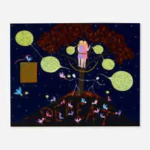 Amy Wilson, Everywhere Defeat, 2004, acrylic on panel