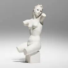 Mario Bandini, Torso, glazed earthenware