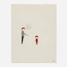 Neil Farber, Untitled, 2001, graphite, ink, colored pencil and watercolor on paper