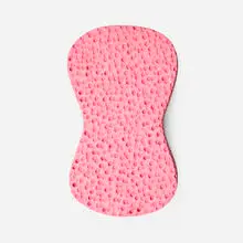 George Stoll, Untitled (Raspberry Car Sponge), 2000, alkyd paint on burned balsa wood