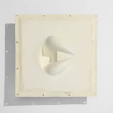 Tesseract Roseanne (Positive) by Ricci Albenda, 2001, acrylic on joint compound and fiberglass resin, sold May 2025