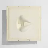 Ricci Albenda, Tesseract Roseanne (Positive), 2001, acrylic on joint compound and fiberglass resin
