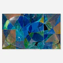 Tom Holland, Untitled, 1999, acrylic on aluminum mounted to board laid to panel