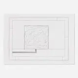 Peter Halley, Cell 23, 1995, graphite on paper