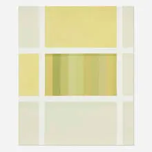 Kevin Appel, Untitled (Green Storage Composition), 1998, acrylic on canvas