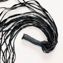 Anna Niesterowicz, Scheißen nicht auf zwei kinder, 2004, ink and leather