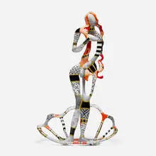 Dorit Levinstein, Venus (Botticelli) (from the Studying the Masters series), 2019, painted bronze