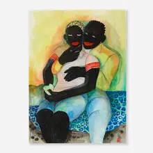 Ashley Doggett, Allegory of the Bourgeoise: It’s Bedtime Baby; I Fell in Love With You Before the Second Show, 2018, acrylic, watercolor, charcoal, Sumi ink and Murray's Grease on Arches
