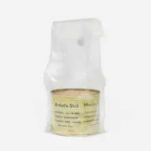 Piero Manzoni, Merda d'artista, tin can, plastic