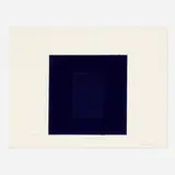 Max Gimblett, Phthalocyanine Blue, 1982, polymer on paper