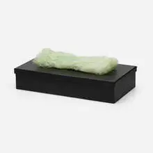 Alan Saret, Untitled (from the 7 Objects/69 portfolio), 1969, reprocessed nylon net, paperboard box