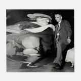 Weegee, Self-Portrait with Dancer, c. 1945, vintage gelatin silver print