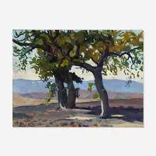 Untitled by Henry Varnum Poor, oil on canvas, sold Apr 2023