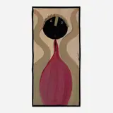 Mose Tolliver, Erotic Female Portrait, paint on Masonite