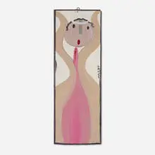 Mose Tolliver, Angel (Erotic), paint on wood
